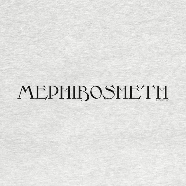 Meshuggah Parody Mephibosheth Metal Logo by thecamphillips